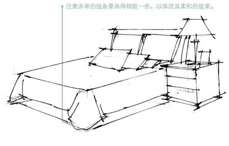 床 畫法|單體家具怎麼繪製？分步驟教你畫沙發和床，適合0基礎臨摹學習